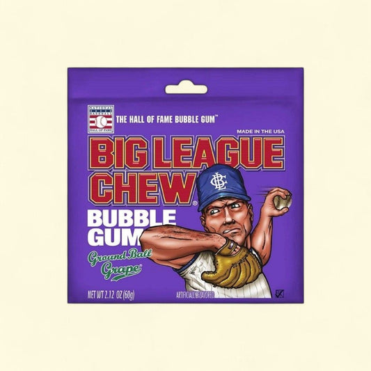 Big League Chew Grape Bubble Gum (12 Count) — authentic US product shipped worldwide by Treatspree