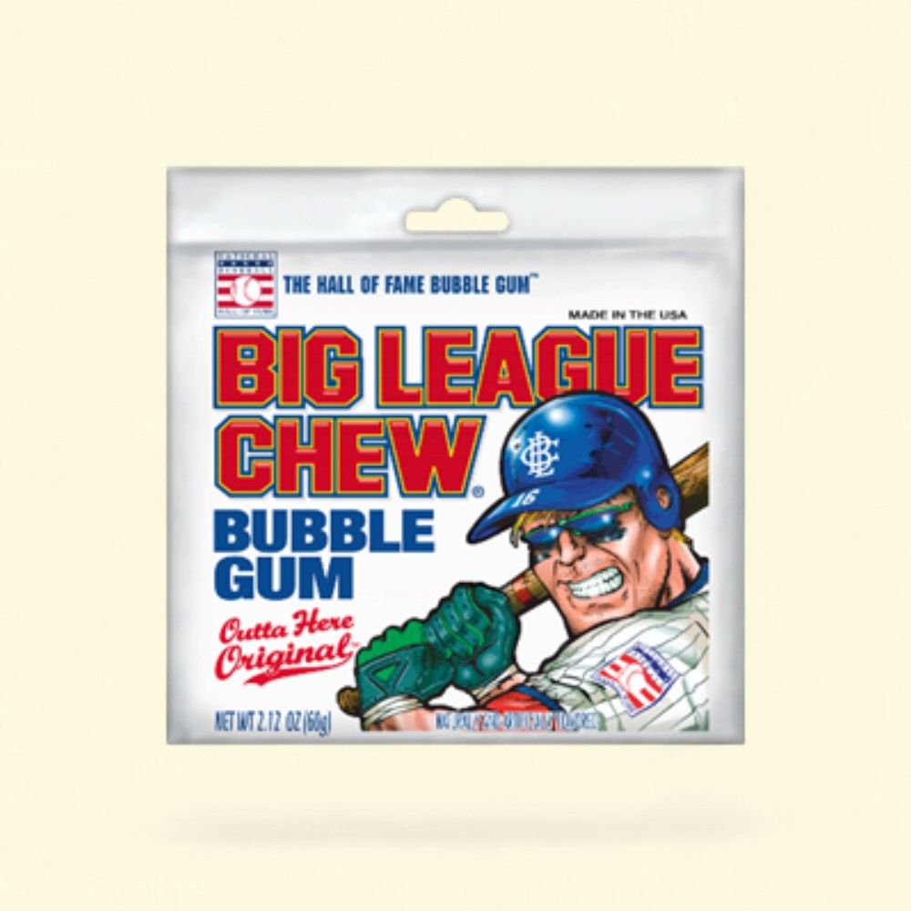 Big League Chew Original Bubble Gum - 12 Count — authentic US product shipped worldwide by Treatspree