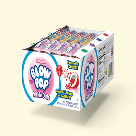 Blow Pop 8 Ball Gumball Tube 24 Count — authentic US product shipped worldwide by Treatspree