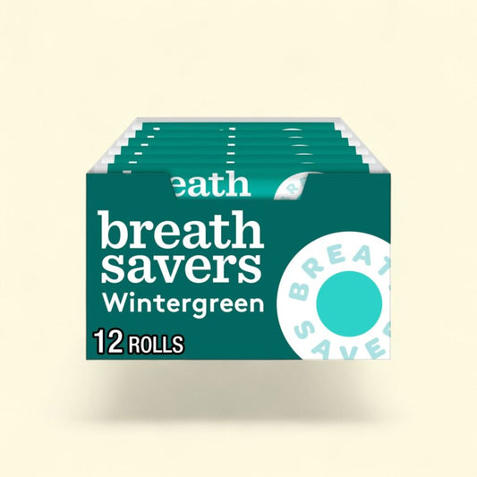 Breath Savers Wintergreen Mints Roll - 12 Count — authentic US product shipped worldwide by Treatspree
