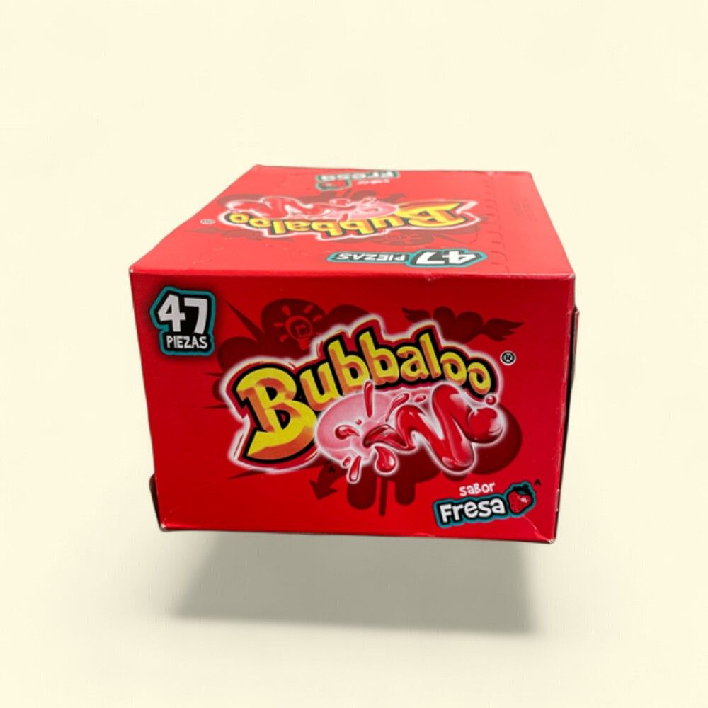 Bubbaloo Fresa Bubble Gum (47 Count) — authentic US product shipped worldwide by Treatspree