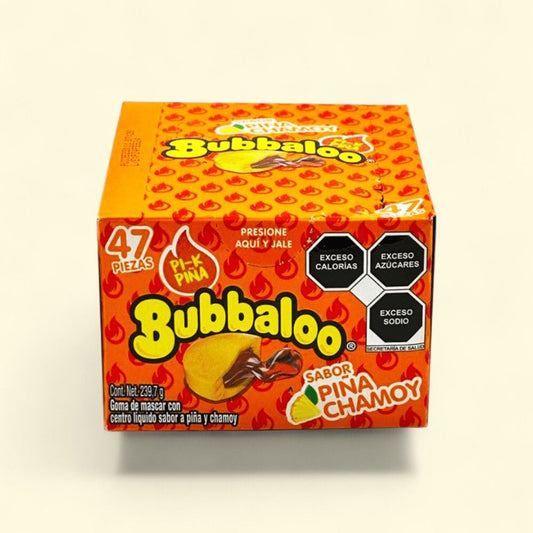 Bubbaloo Piña Chamoy Chewing Gum - 47 Count — authentic US product shipped worldwide by Treatspree