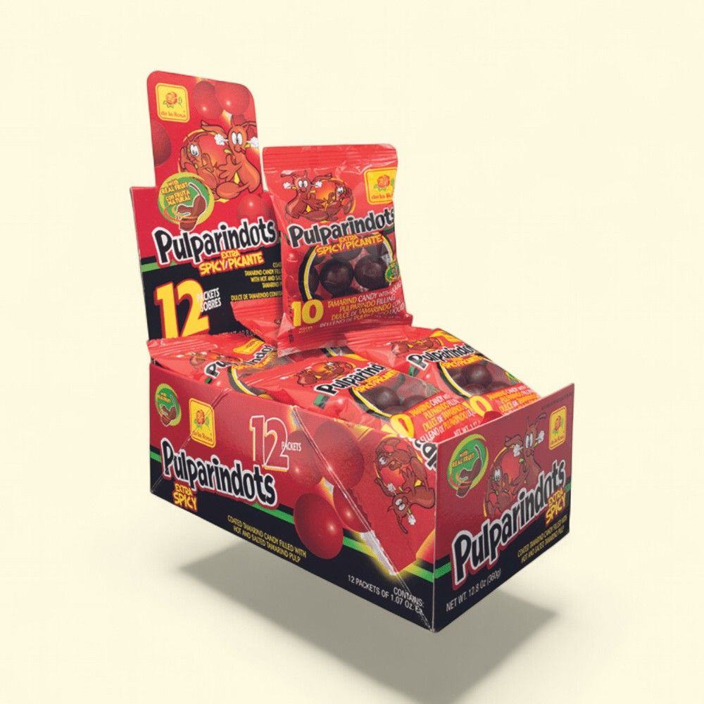 De La Rosa Pulparindots Extra Spicy Mango Candy - authentic US product shipped worldwide by Treatspree