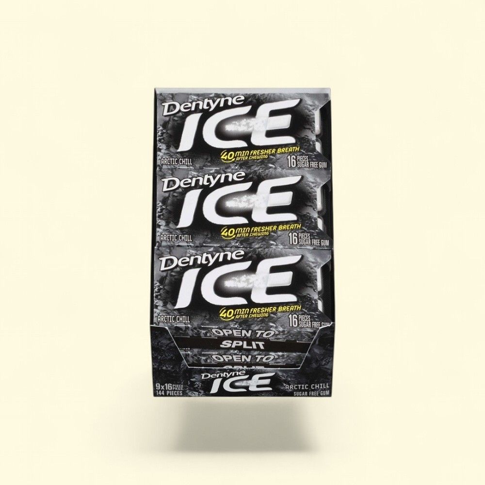 Dentyne Ice Arctic Chill Sugar-Free Gum, 9 Count — authentic US product shipped worldwide by Treatspree