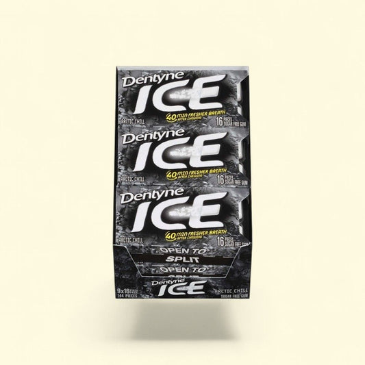 Dentyne Ice Arctic Chill Sugar-Free Gum, 9 Count — authentic US product shipped worldwide by Treatspree