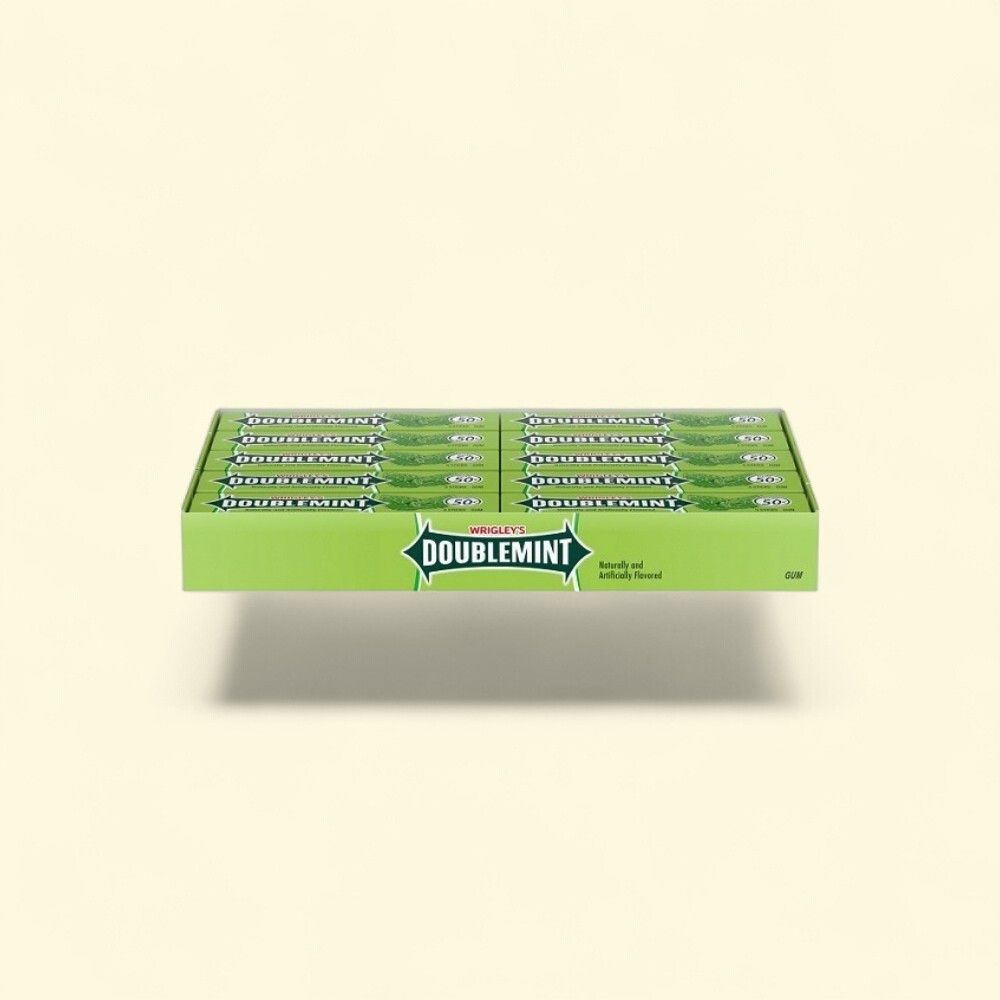 Double Mint Chewing Gum, 40 Count — authentic US product shipped worldwide by Treatspree