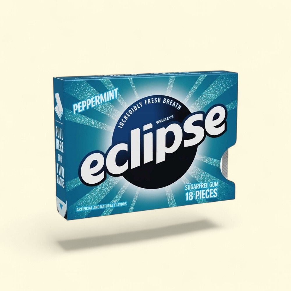 Eclipse Peppermint Gum, 8-Pack — authentic US product shipped worldwide by Treatspree