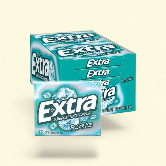 Extra Polar Ice Sugar-Free Chewing Gum - 10 Count — authentic US product shipped worldwide by Treatspree