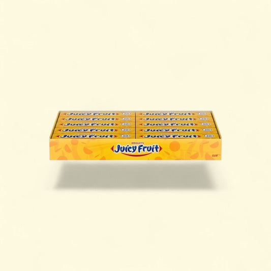 Juicy Fruit Chewing Gum 40 Count Pack — authentic US product shipped worldwide by Treatspree