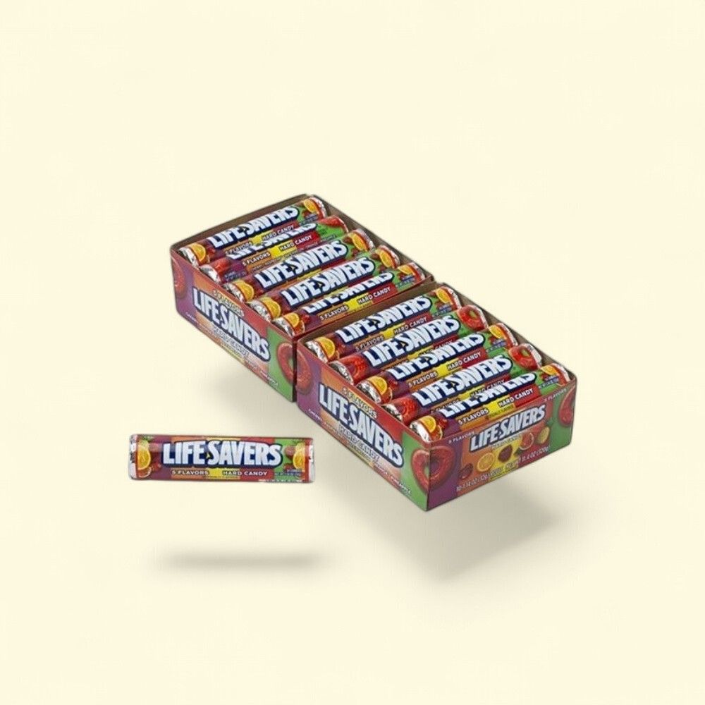 Life Savers 5 Flavor Hard Candy Roll (20 Count) — authentic US product shipped worldwide by Treatspree