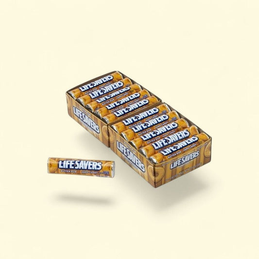 Life Savers Butter Rum Hard Candy - 20 Count Pack — authentic US product shipped worldwide by Treatspree