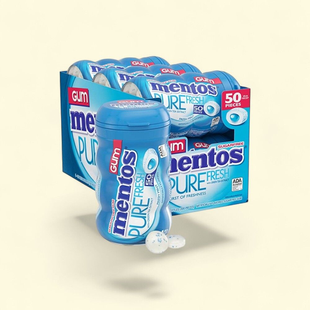 Mentos Pure Bubble Fresh Chewing Gum — authentic US product shipped worldwide by Treatspree