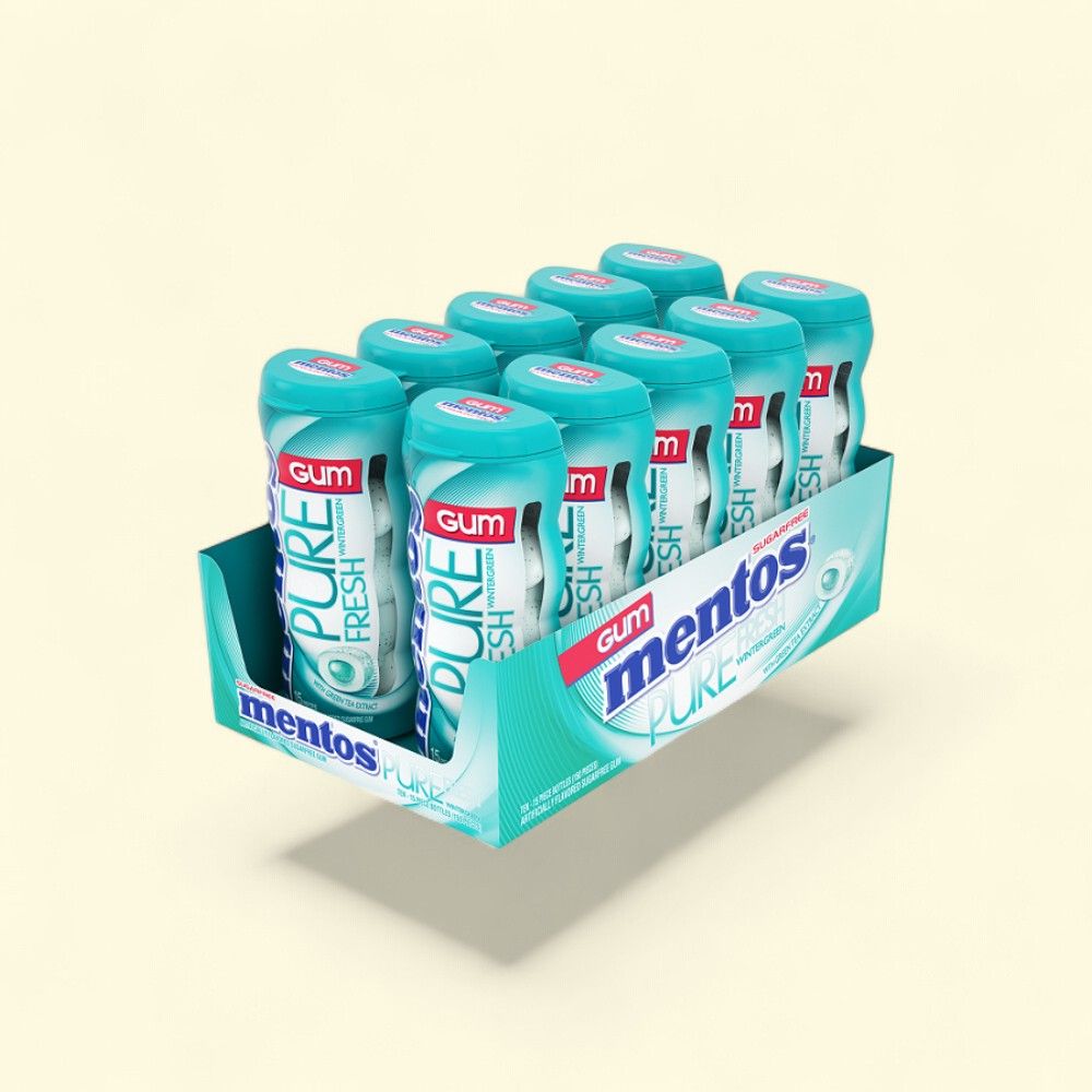 Mentos Wintergreen Chewy Mints, 10 Count — authentic US product shipped worldwide by Treatspree