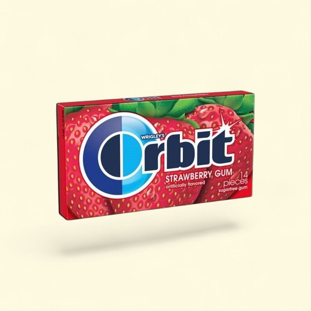 Orbit Strawberry Remix Sugarfree Gum (12 Count) — authentic US product shipped worldwide by Treatspree