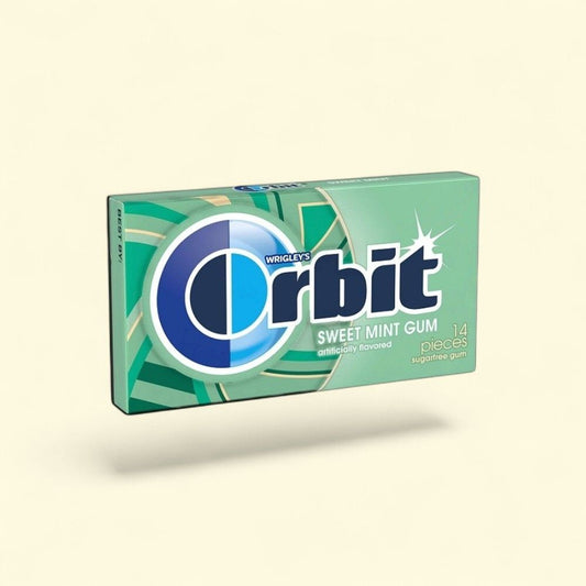 Orbit Sweet Mint Chewing Gum (12 Count) — authentic US product shipped worldwide by Treatspree