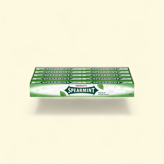 Spearmint Chewing Gum Sticks, 40 Count — authentic US product shipped worldwide by Treatspree