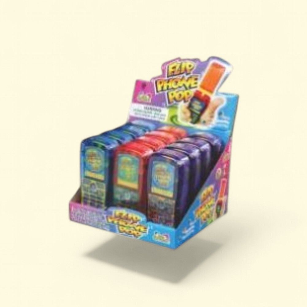 Kidsmania Flip Phone Candy - Bulk 12-Count Pack — authentic US product shipped worldwide by Treatspree