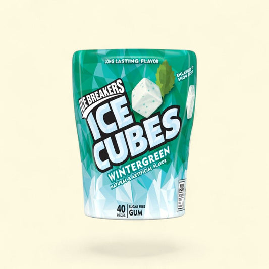 Ice Breakers Ice Cubes Wintergreen Gum — authentic US product shipped worldwide by Treatspree