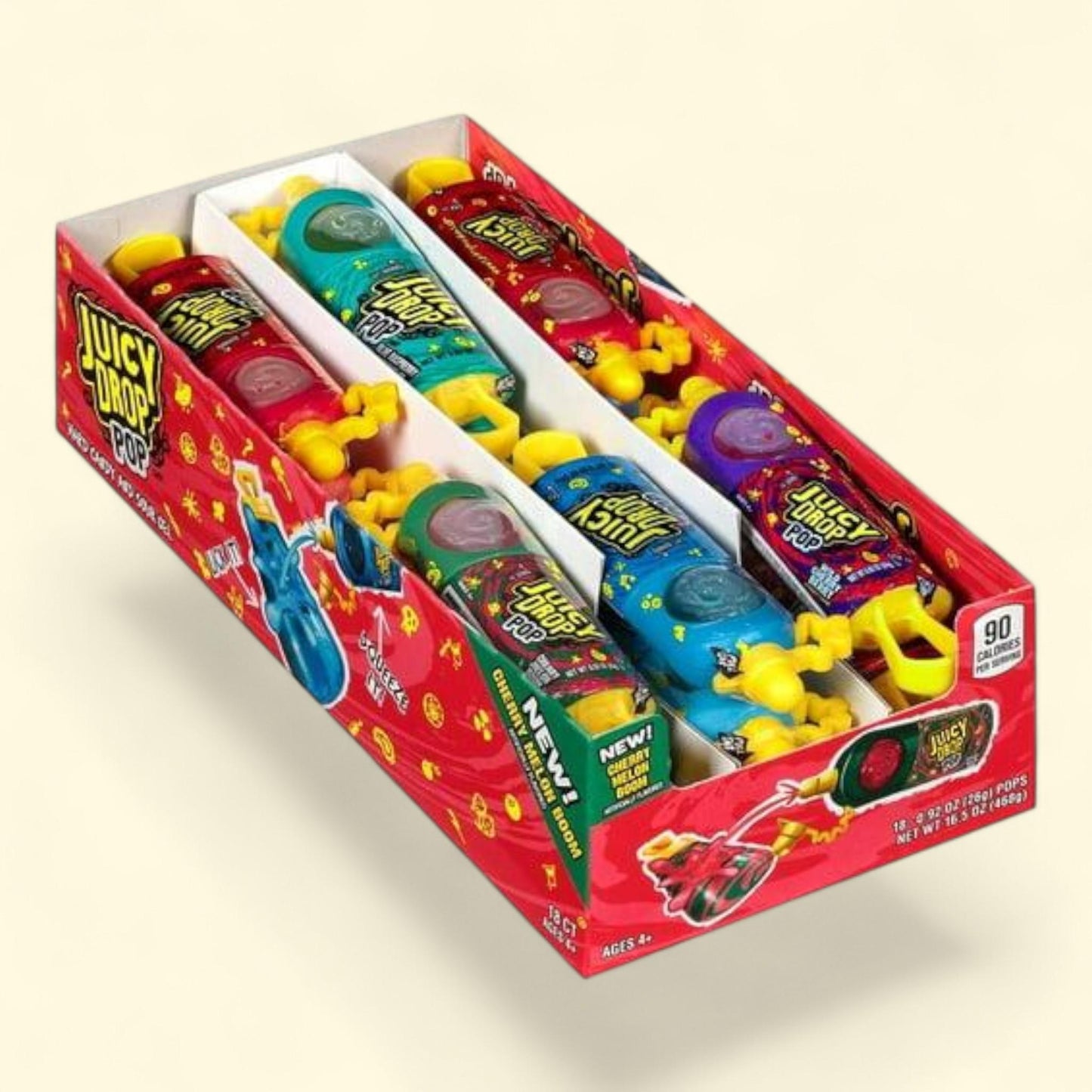 Juicy Drop Pop Sour Candy, 18 ct.