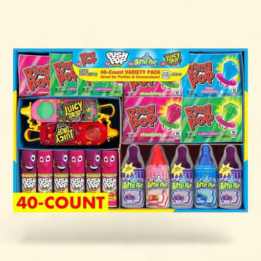 Bazooka Candy, Variety Pack, 40 ct.