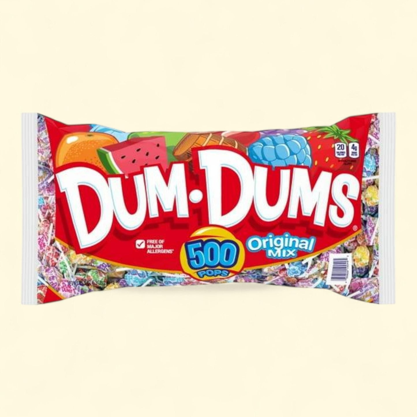 Dum Dum Original Mix Pops, 500 pcs