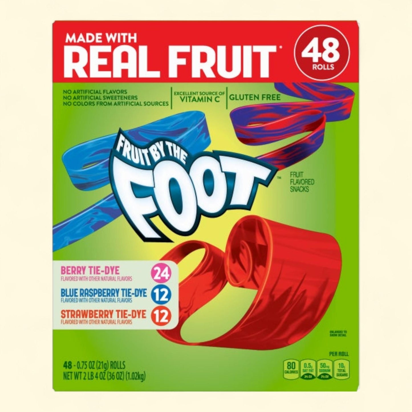Fruit By The Foot, Variety, 0.75 oz, 48-count