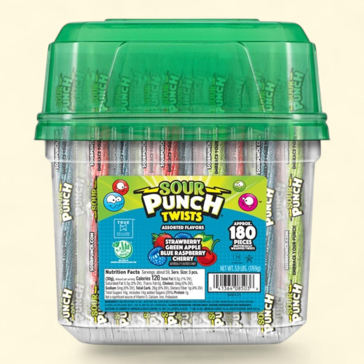 Sour Punch Twists, 180-count