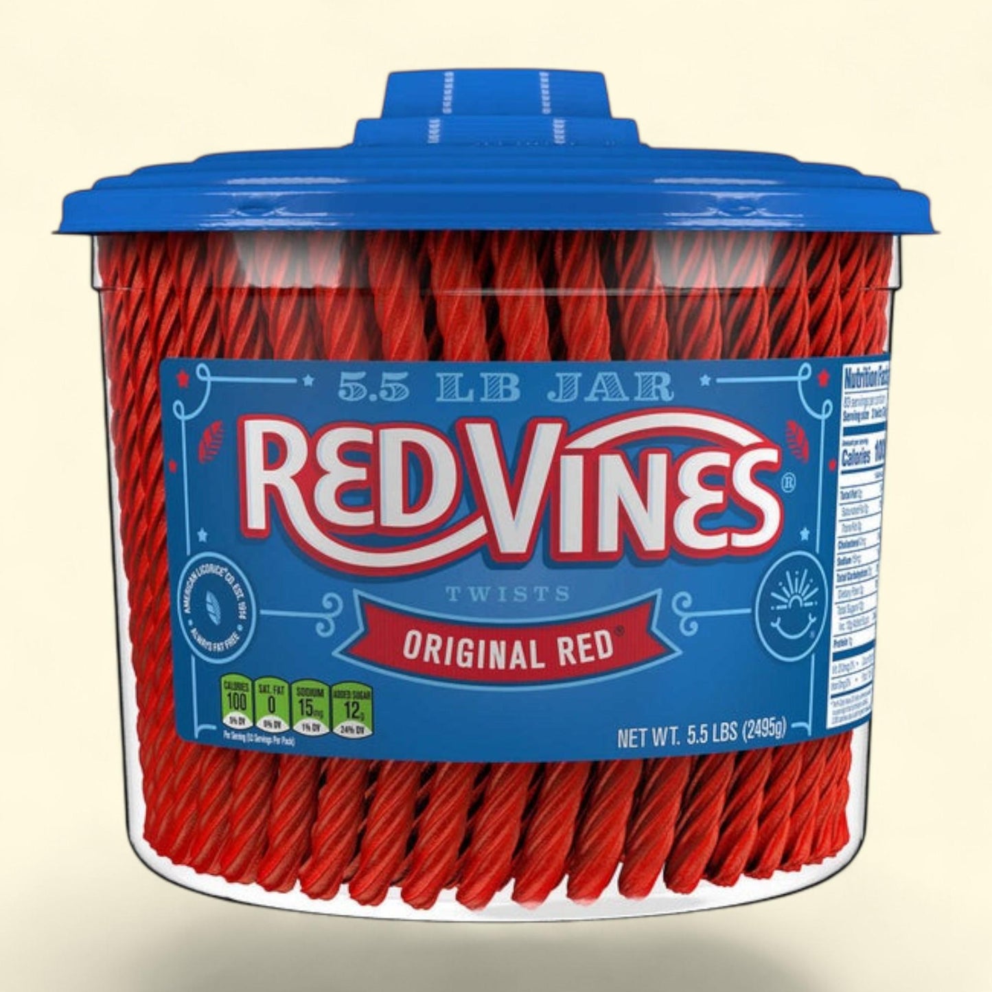 Red Vines Licorice, Original Red, 5.5 lbs
