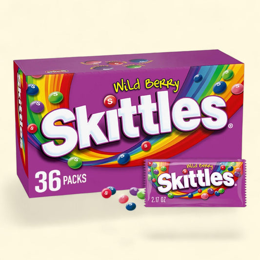 Skittles Wild Berry Candy, 2.17 oz, 36-count