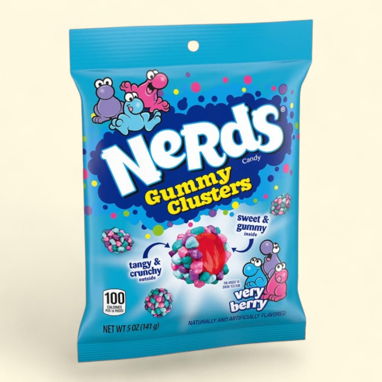Nerds Gummy Clusters, Very Berry, 5 oz, 12-count