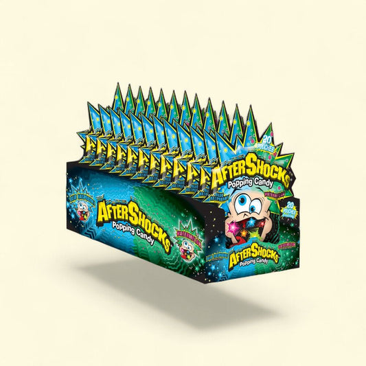 Aftershocks Blue Raspberry Watermelon Popping Candy — authentic US product shipped worldwide by Treatspree