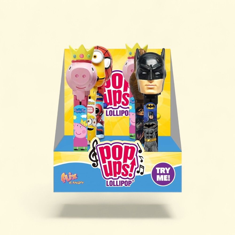 Assorted Pop Ups! Lollipop Talkers (6-Count) — authentic US product shipped worldwide by Treatspree