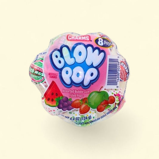 Charms Blow Pop Assorted Filled Lollipops - 12 Count Pack — authentic US product shipped worldwide by Treatspree