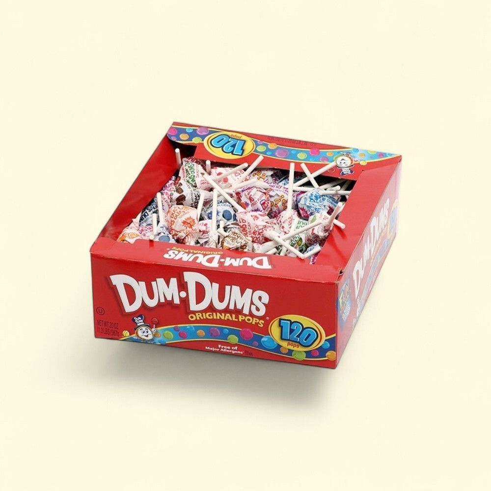 Dum Dum Pops, Original Lollipops, 120 Count Bag — authentic US product shipped worldwide by Treatspree