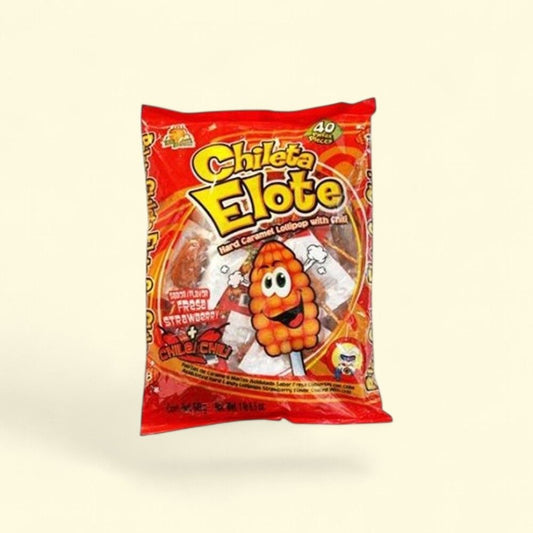 El Azteca Chileta Elote Lollipops — authentic US product shipped worldwide by Treatspree