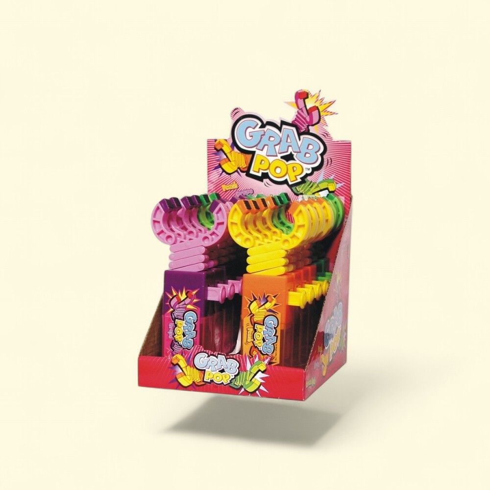 Grab Pop Hard Candy Lollipops - 12 Count Pack — authentic US product shipped worldwide by Treatspree
