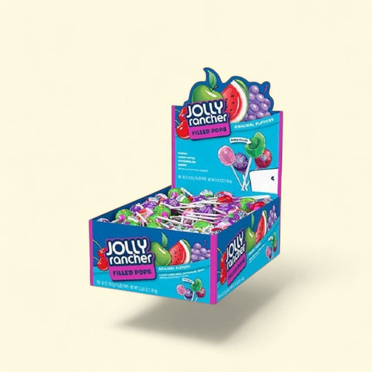 Jolly Rancher Filled Lollipops Hard Candy - 100 Count Bag — authentic US product shipped worldwide by Treatspree