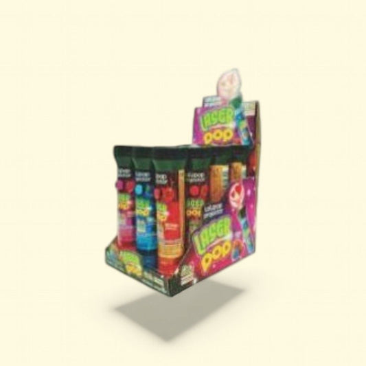 Kidsmania Laser Pop Candy - 12 Count — authentic US product shipped worldwide by Treatspree