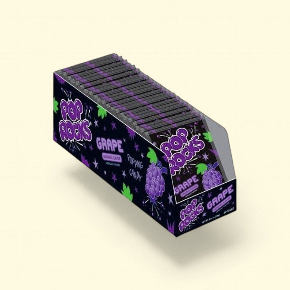 Pop Rocks Grape Slim Pack - 24 Count Box — authentic US product shipped worldwide by Treatspree