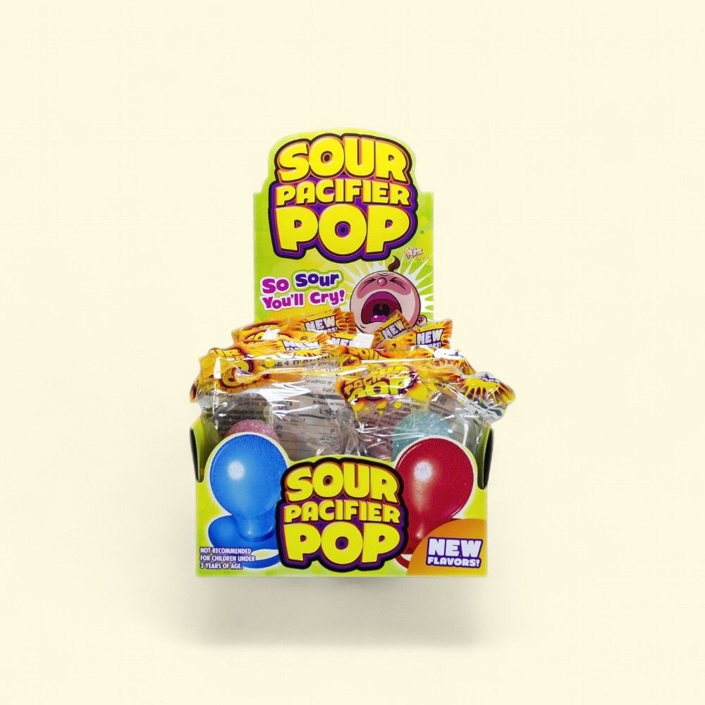 Sour Pacifier Pops, 12 Count — authentic US product shipped worldwide by Treatspree