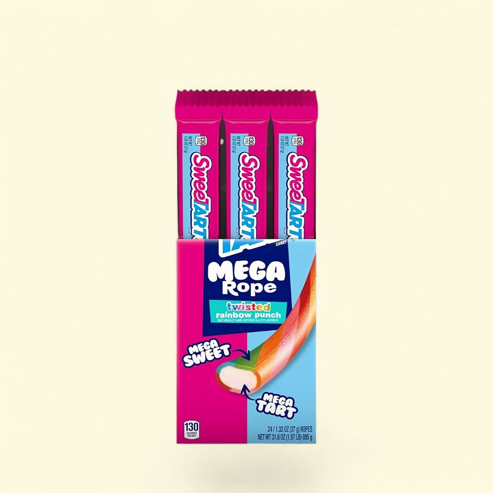 Sweetart Mega Filled Rope Candy — authentic US product shipped worldwide by Treatspree