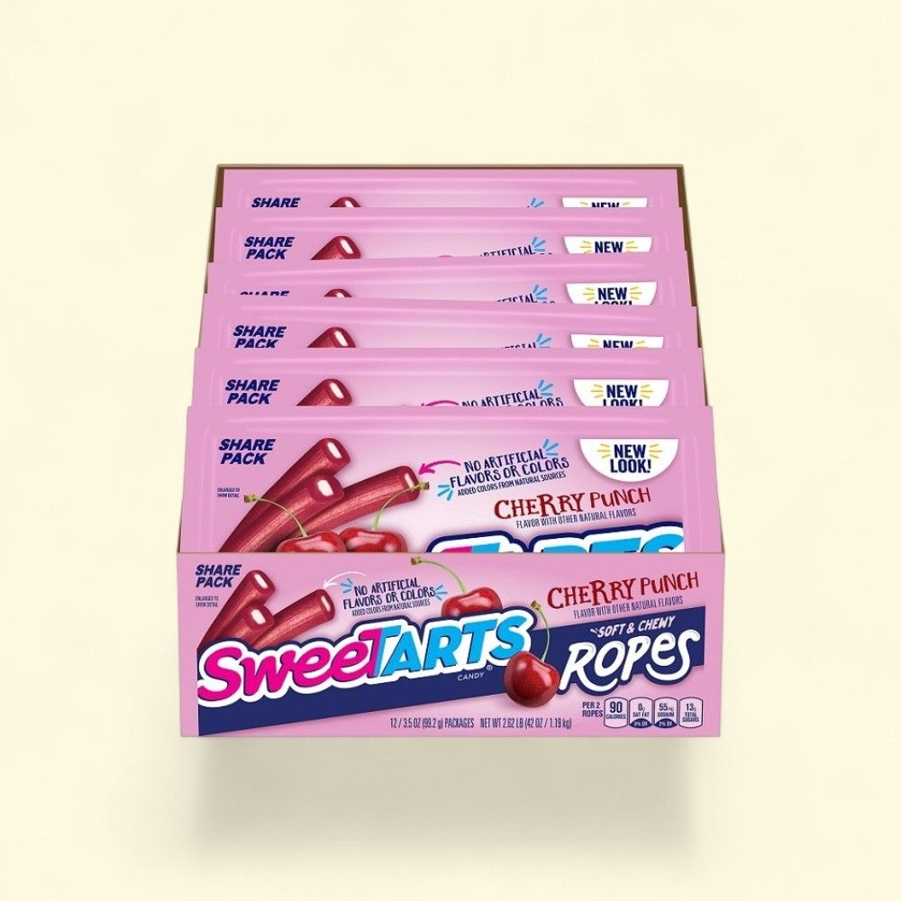 Sweetarts Cherry Punch Ropes Candy - 12 Count — authentic US product shipped worldwide by Treatspree