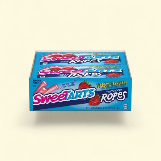 Sweetart Strawberry Ropes Bites Candy 12-Count — authentic US product shipped worldwide by Treatspree