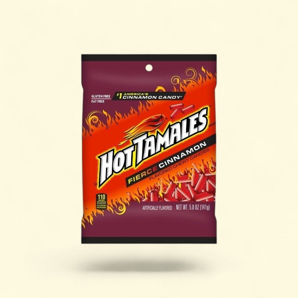 Hot Tamales Fierce Cinnamon Candy - 5oz (141g) — authentic US product shipped worldwide by Treatspree