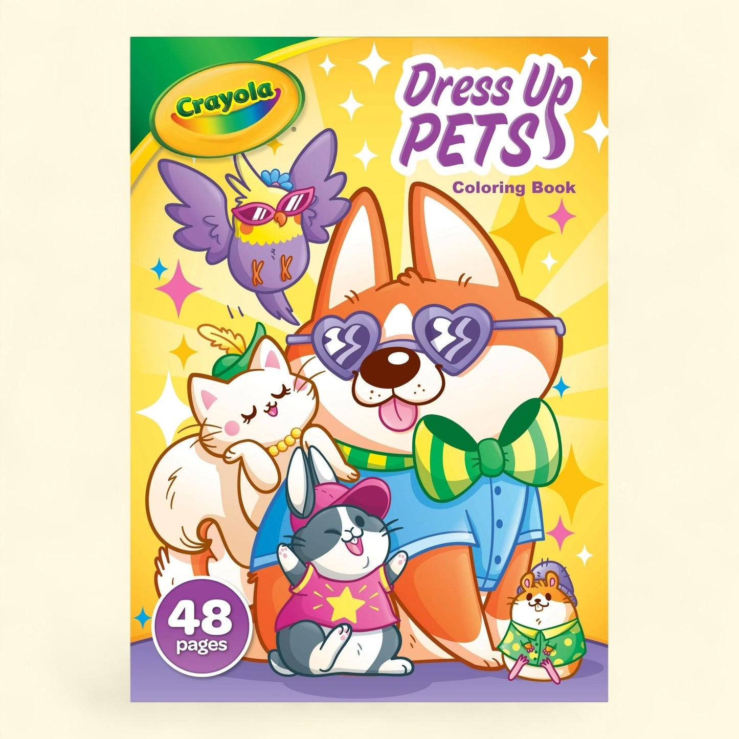 Crayola Dress Up Pets Coloring Book, 48 pages