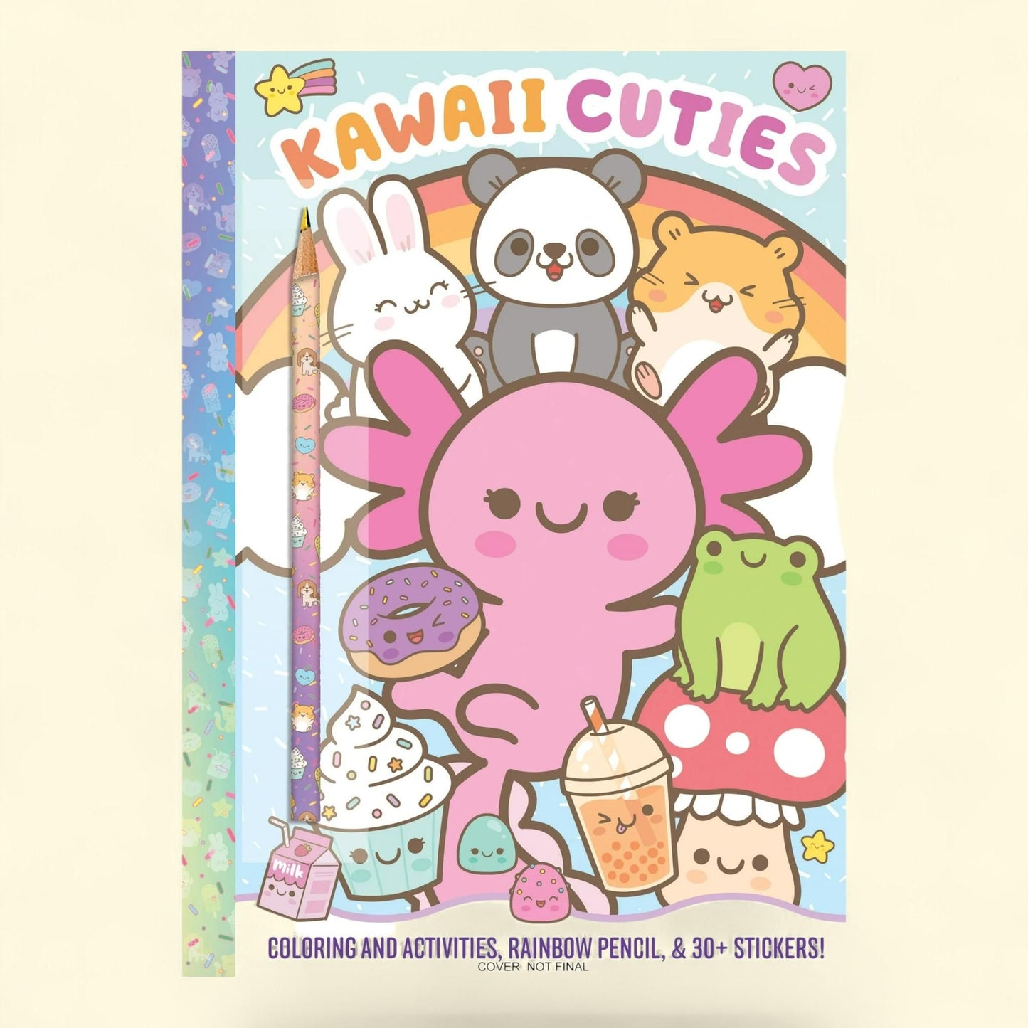 Delaney Foerster: Kawaii Cuties Coloring Book, 64 pages