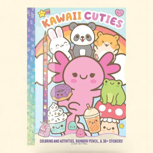 Delaney Foerster: Kawaii Cuties Coloring Book, 64 pages