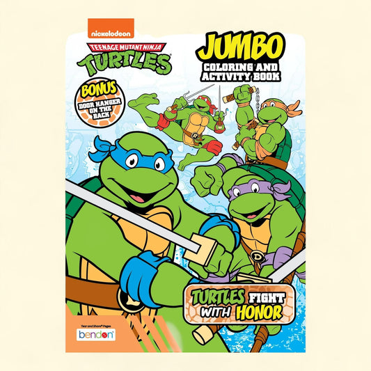 Bendon Teenage Mutant Ninja Turtles Jumbo Coloring Book, 64 Pages