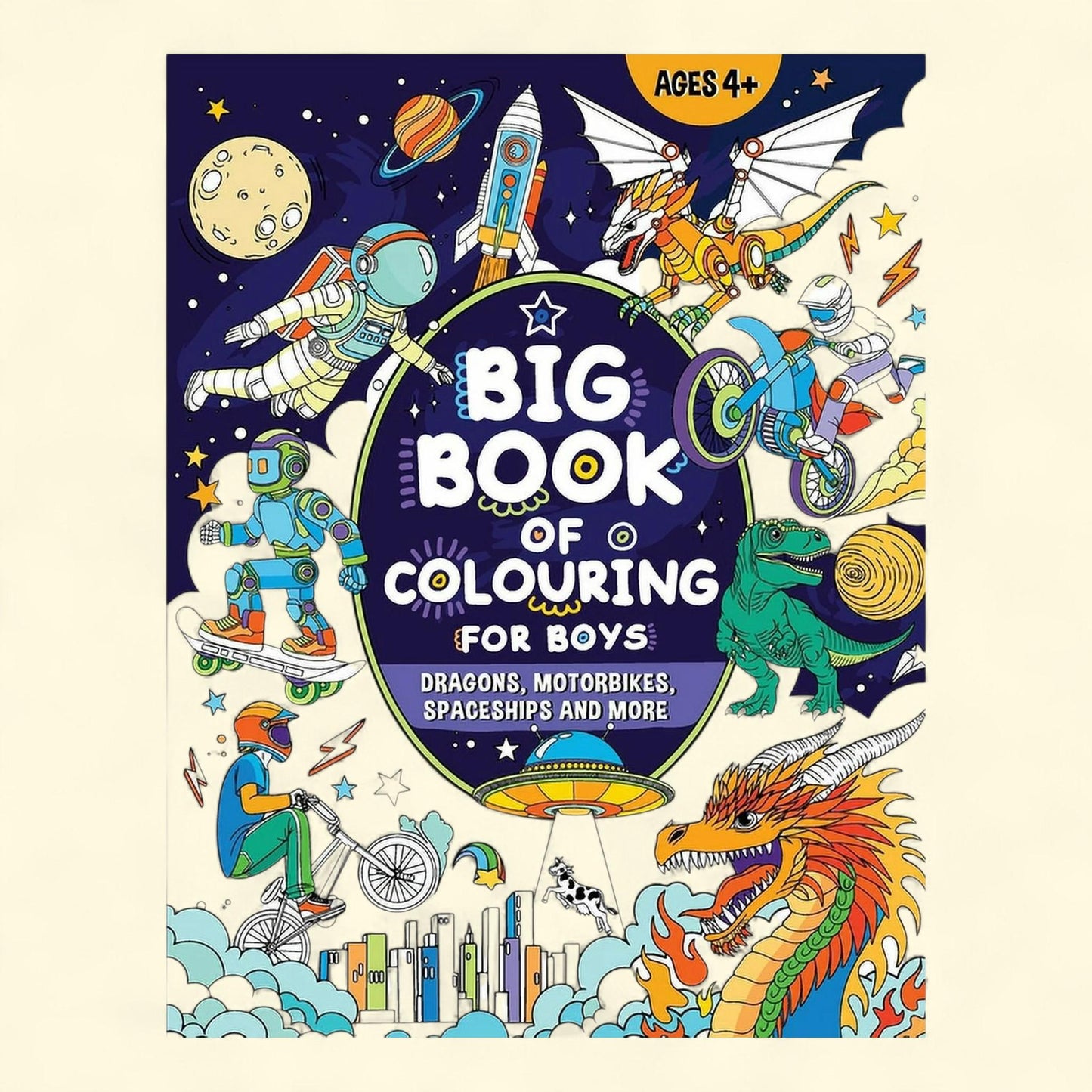 Big Book of Colouring for Boys, 4+ (Paperback, Large Print)