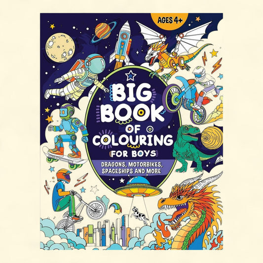 Big Book of Colouring for Boys, 4+ (Paperback, Large Print)